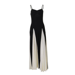 Kontrast Kleid