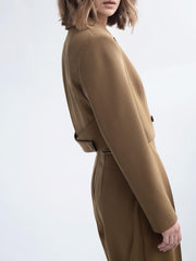 kurzer Blazer & High Waist Hose Set