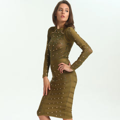 Hot gold Kleid