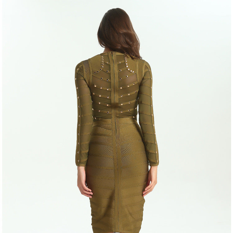 Hot gold Kleid
