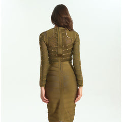 Hot gold Kleid