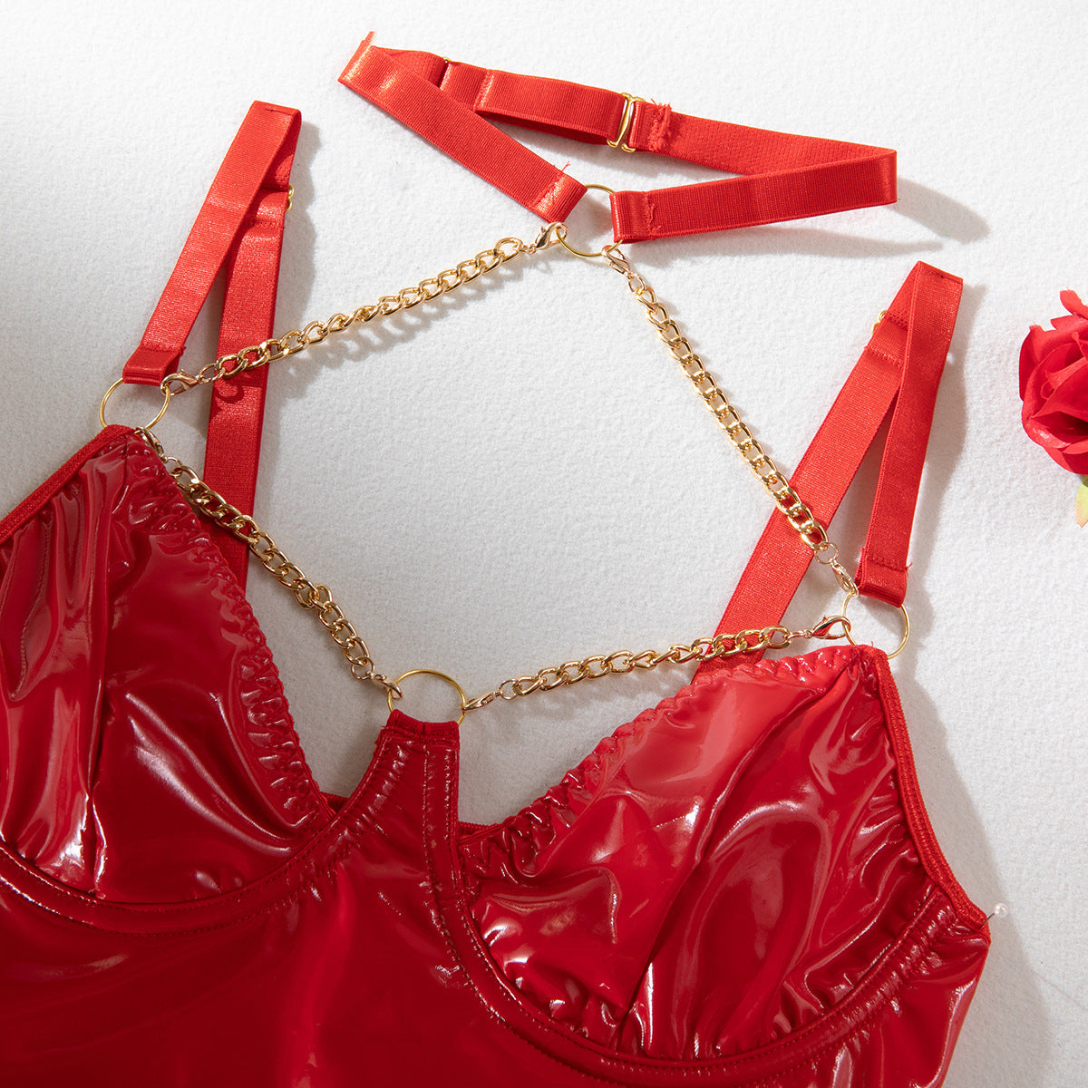 Latex Dessous Set