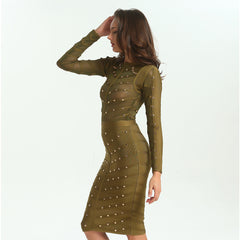 Hot gold Kleid