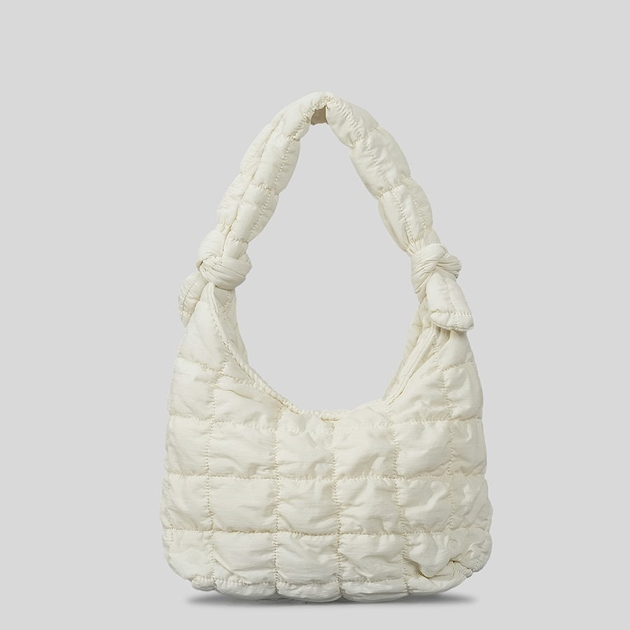 Simple Quilted Bubble Handbag