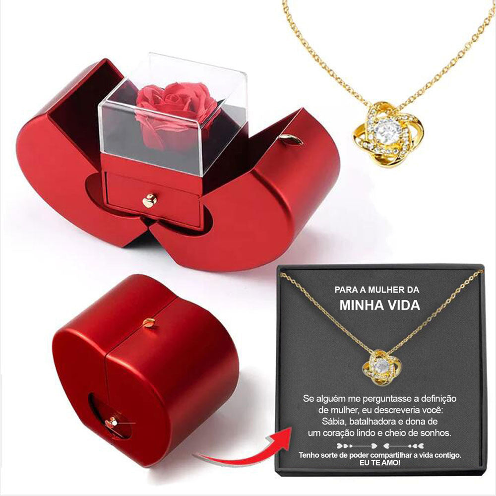 Jewelery Box Red Apple