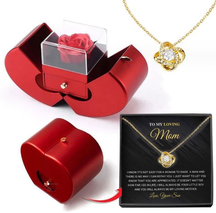 Jewelery Box Red Apple