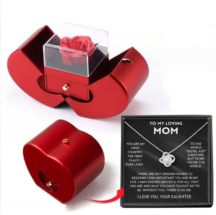 Jewelery Box Red Apple