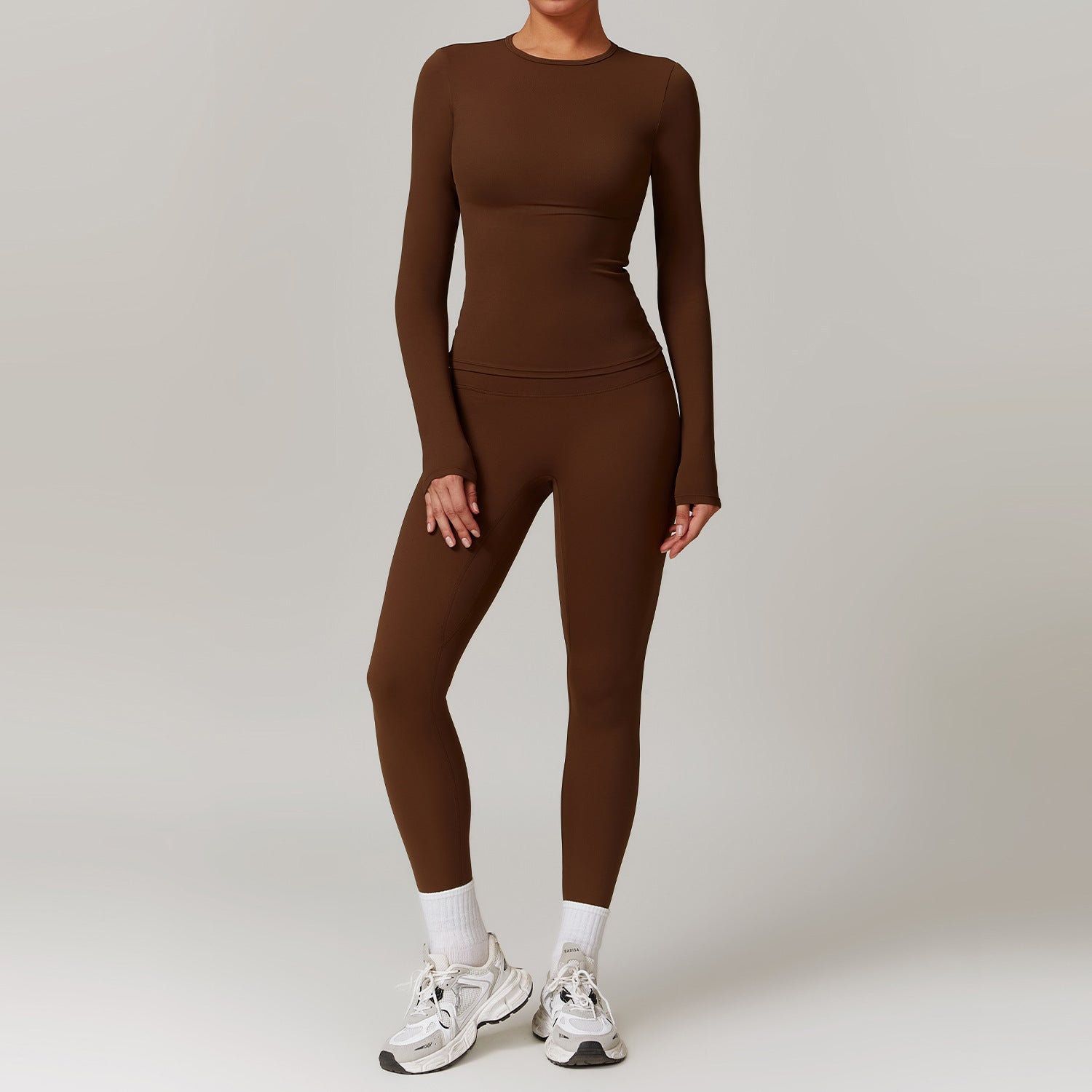 Tight-fitting Brushed Yoga Suit