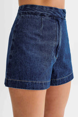 Ärmelloser Denim Zweiteiler