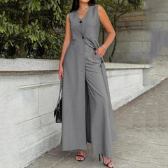 Anzug Set mit langem Gillet