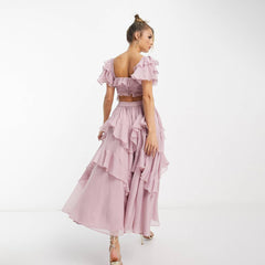 Rüschenkleid