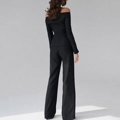 Eleganter Off-Shoulder Zweiteiler
