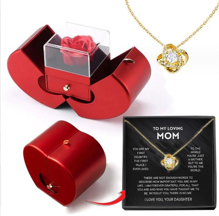 Jewelery Box Red Apple