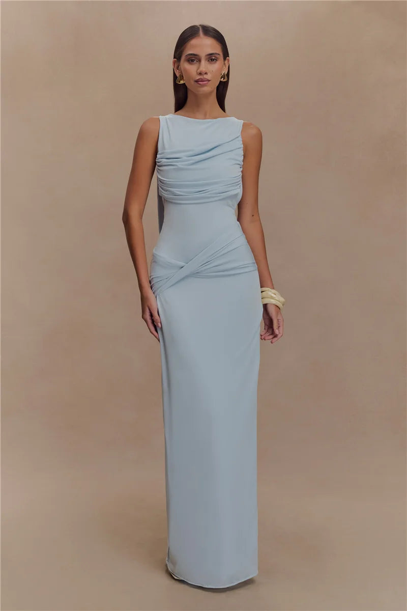 Backless Maxi Tank Dress