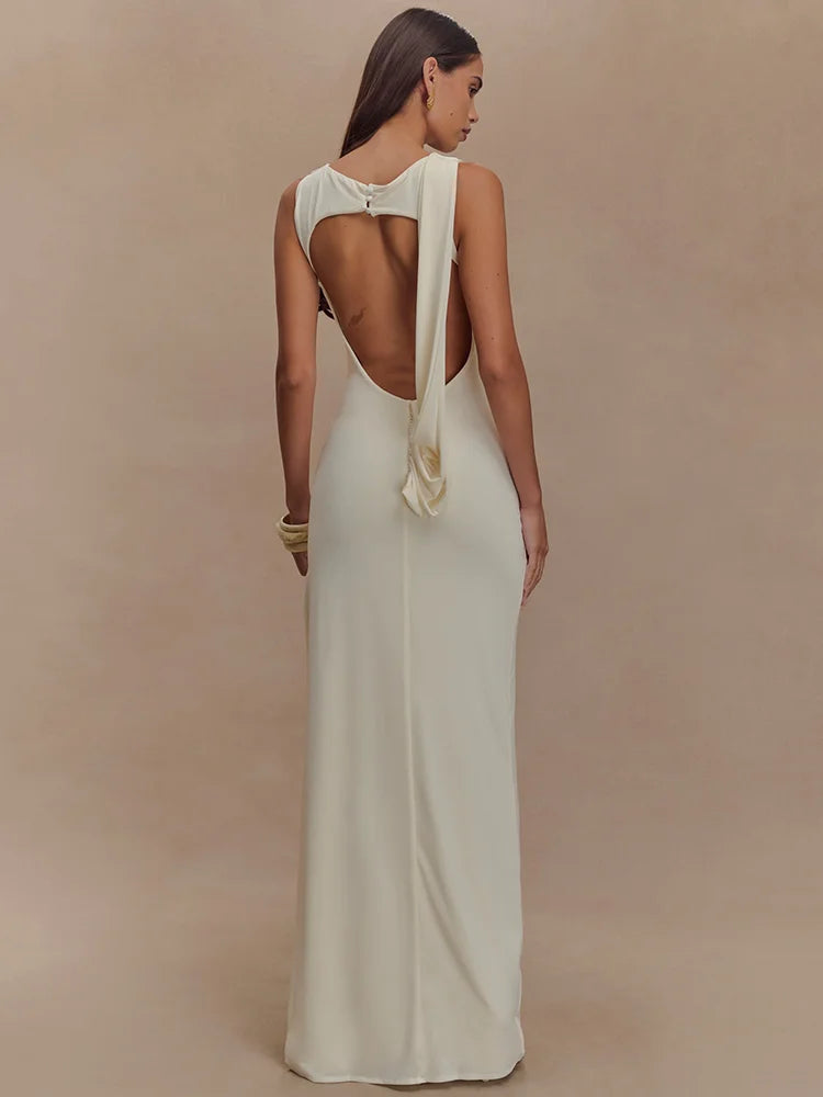Backless Maxi Tank Dress