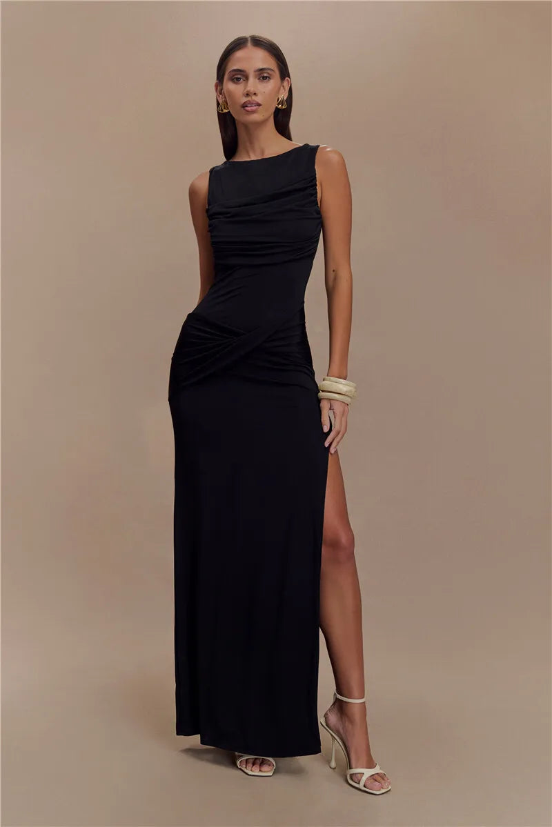 Backless Maxi Tank Dress
