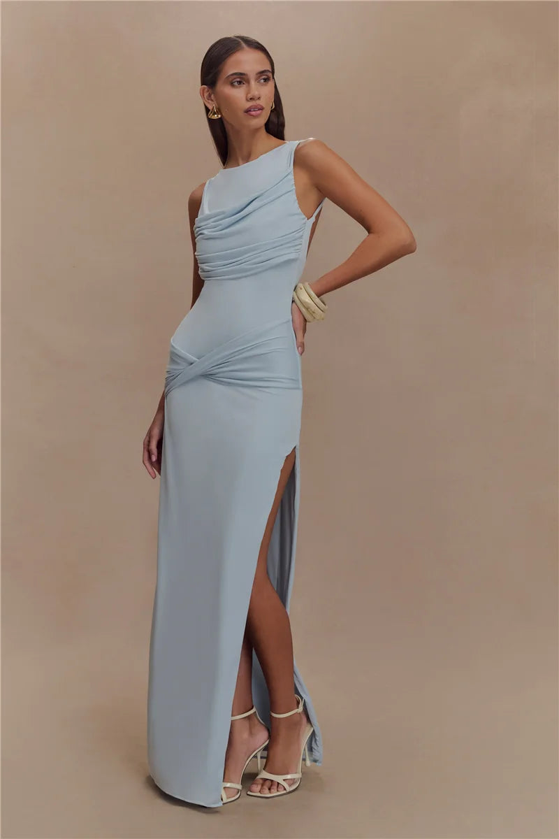 Backless Maxi Tank Dress