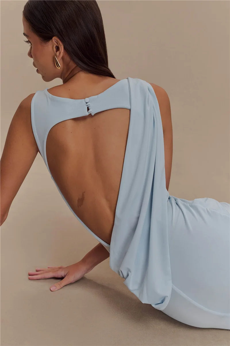 Backless Maxi Tank Dress