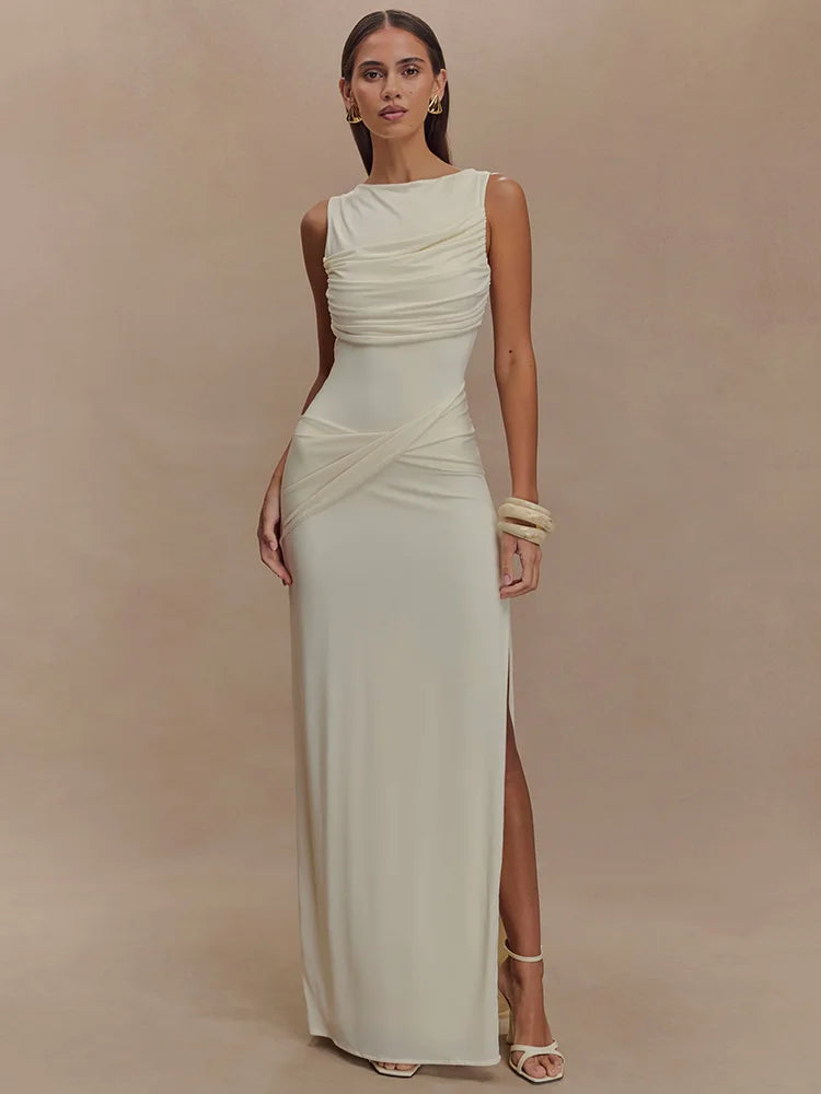 Backless Maxi Tank Dress