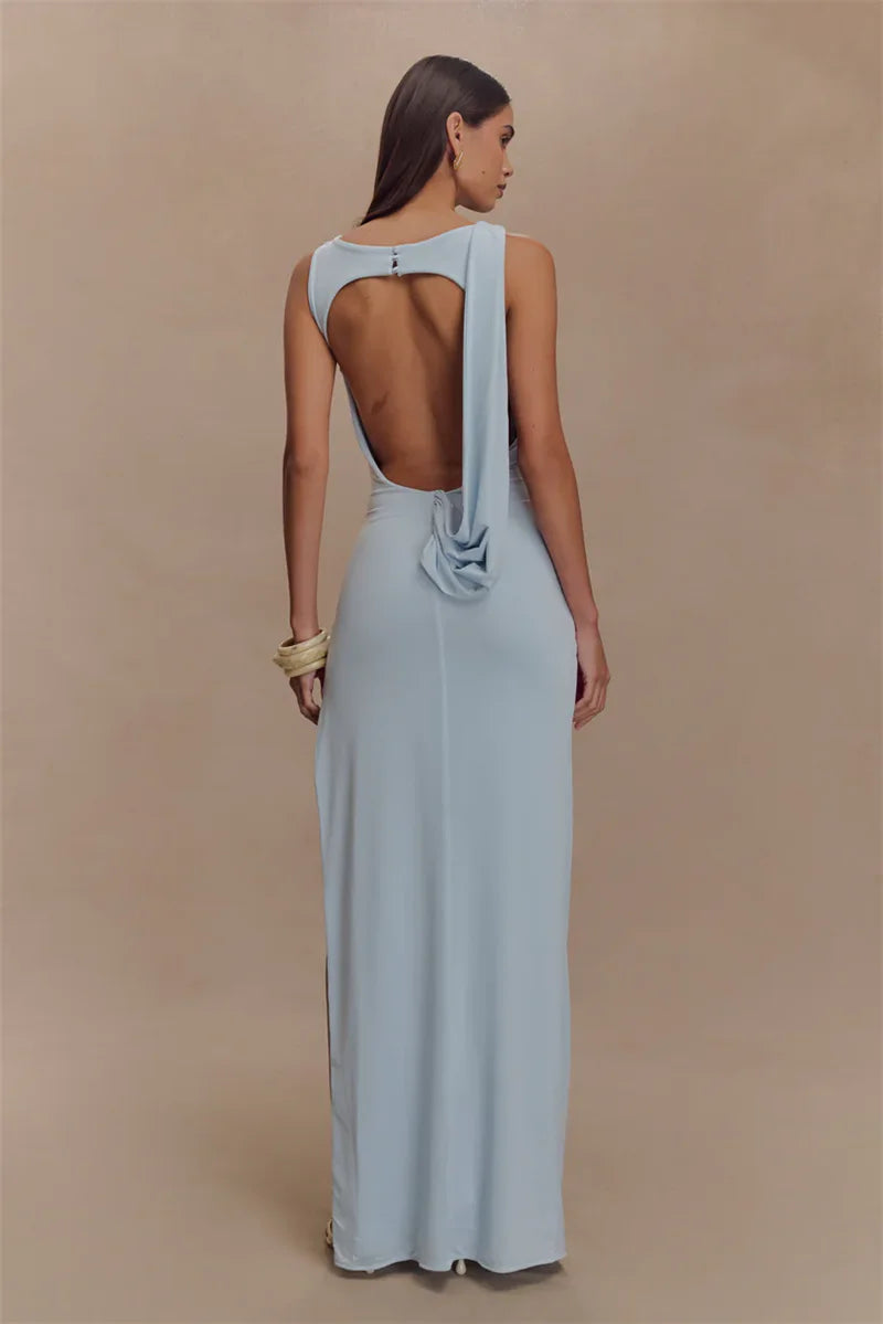 Backless Maxi Tank Dress