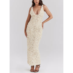 Kleid mit Blumen Details
