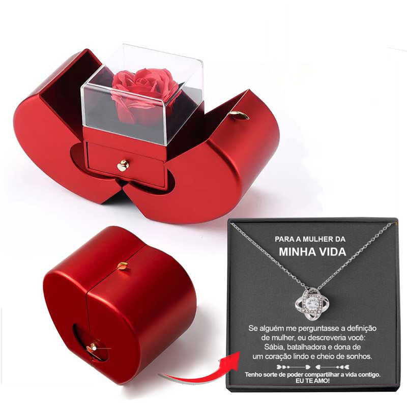 Jewelery Box Red Apple