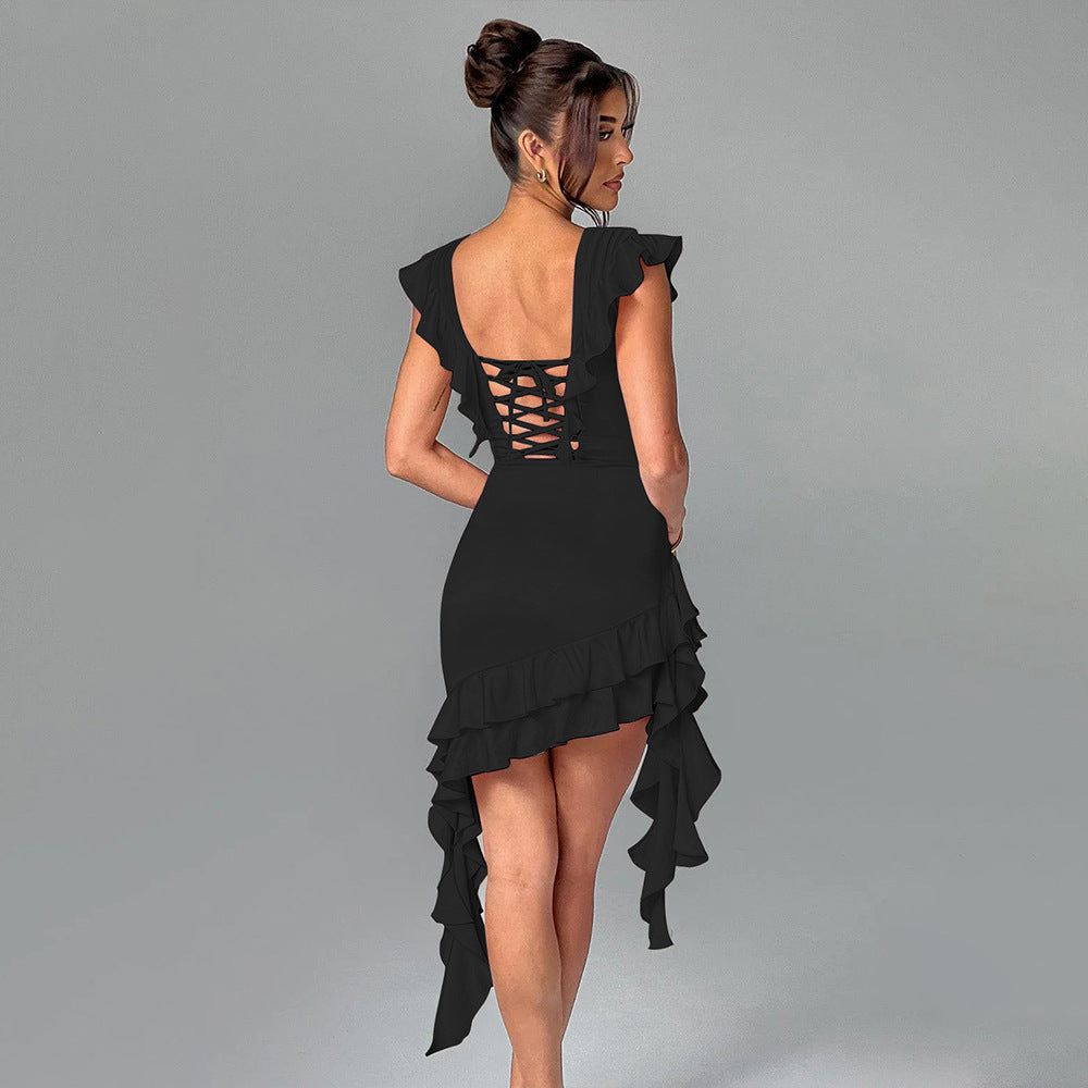 Loose Backless Dress