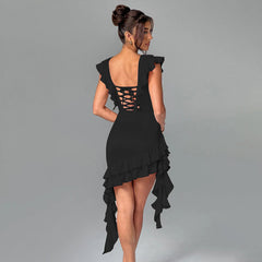 Loose Backless Dress