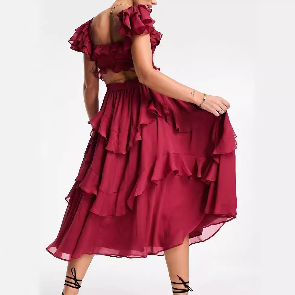 Rüschenkleid