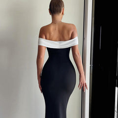 contrast dress