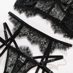 Schwarzes Netz Set