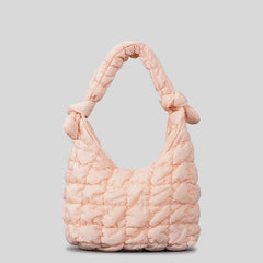Simple Quilted Bubble Handbag