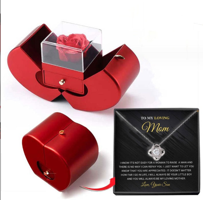 Jewelery Box Red Apple