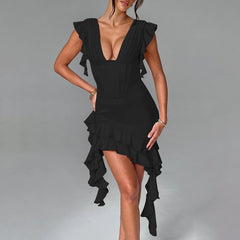 Loose Backless Dress
