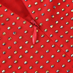 Long rhinestone dress
