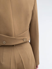 kurzer Blazer & High Waist Hose Set