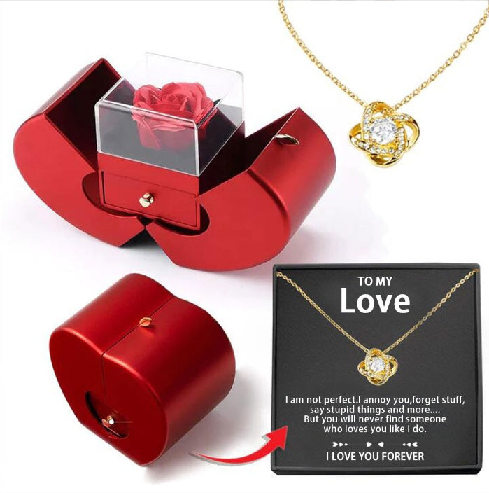 Jewelery Box Red Apple