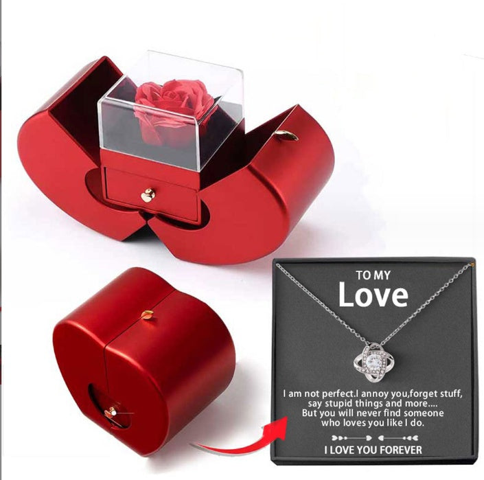 Jewelery Box Red Apple